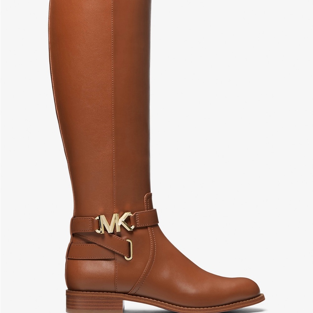 Michael Kors high top leather boots